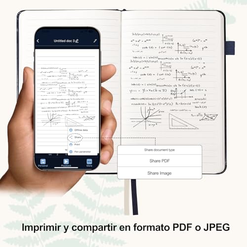 Yuan Cuaderno Digital & Bolígrafo Inteligente, admite Sync. y Partage en Tiempo Real, Escritura Inteligente para Notas y Bocetos, Compatible con Android/iOS, Perfecto para Regalar - imagen 8
