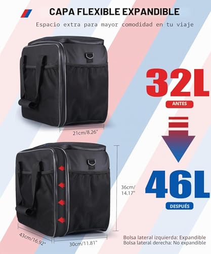 Bolsa interna moto expandible 46L BMW GS NICECNC 2