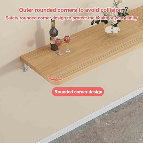 Table flottante murale pliable pour libérer l'espace des petits appartements - 6