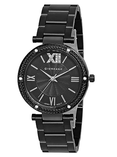 Image of Giordano Analog Stylish Watch for Women Water Resistant Fashion Watch Round Shape with 3 Hand Mechanism Wrist Watch for Girls & Ladies to Compliment Your Look /Ideal Gift for Female - GZ-60064