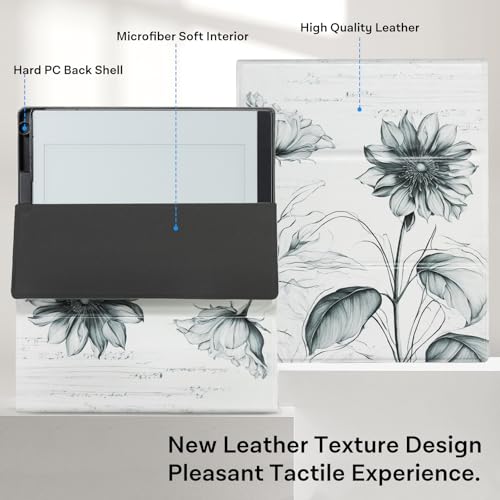 Image of CoBak Case Compatible with Remarkable 2 Paper Tablet, Sketch Sunflower