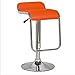 HqSgdMn Schreibtischstuhl Einfachheit Lift Bar Stuhl Rotieren Hochhocker Küche Hausgarten Möbel/Orange