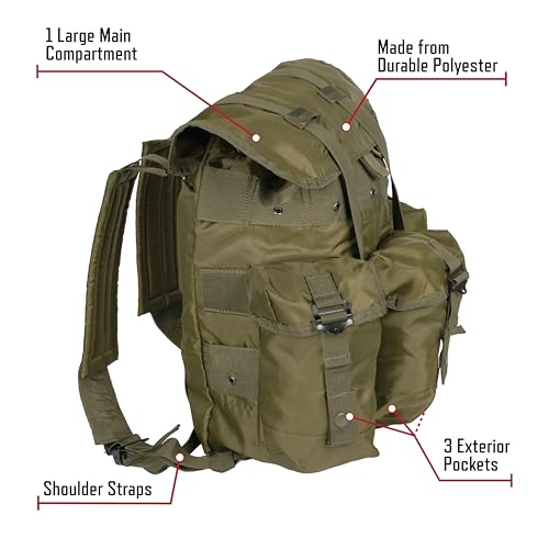 Rothco Mini Alice Pack - Vintage Rucksack Backpack for Outdoor Adventures - 20 Liters by Rothco - Image 3