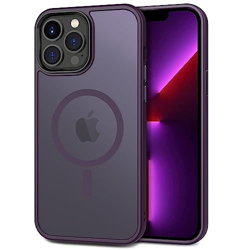 Image of CACOE Magnetic Case for iPhone 13 Pro 6.1 inch, Dark Purple