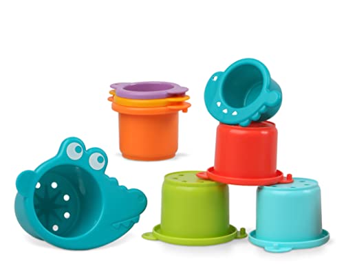 Kiokids Cubos empilháveis para casa de banho 8 peças