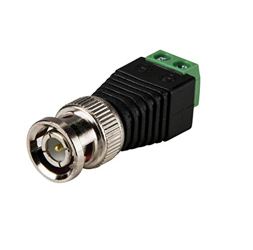 Image of INVENTO 1Pcs DC Male BNC Connector to Screw Terminal Connector Coaxial Cat5 For CCTV Camera, Video Adaptor, DC Connections, DIY Projects