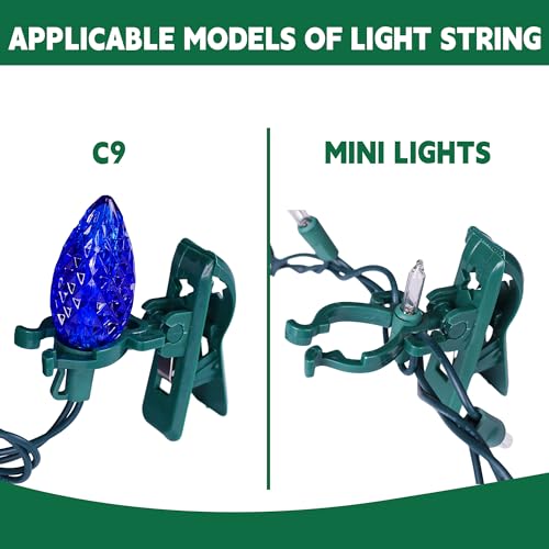 Dazzle Bright C9 CLIPS C7 C9 Christmas Lights Spring Clips thumb #5