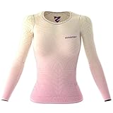 SMMASH Camicia Funzionale Camicia da Donna A Compressione Camicia Sportiva A Manica Lunga Traspirante con Tecnologia Seconda Pelle Fitness Top Outdoor