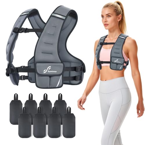 Image of Sportneer Adjustable Weighted Vest Woman: 6-10lb /10-18lb Weighted Vests