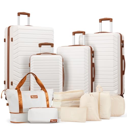 13 Piece Luggage Sets, 4 Piece Suitcase Set, 20inch Carry