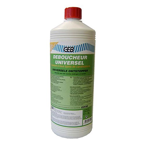 Déboucheur de canalisation - Déboucheur Universel liquide à base de soude 1L Cover