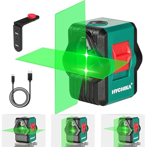 HYCHIKA Green Laser Level with USB Charging Cover