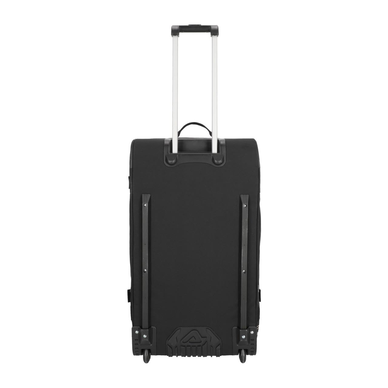 ACERBIS X-TRIP Borsone da Viaggio con Ruote, 105 Litri, 75x40x35 cm, Nero con Logo