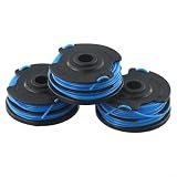 Bobina di ricambio per decespugliatore Wolf Garten Gt 840 GT 850 GT F10 dal 2013 filo doppio filo 2,6 mm 2x5 m confezione da 3 accessori attrezzi da giardino