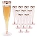 Pomeloone 30 Stück Mehrweg Sektgläser, Stapelbar Champagner Glas, Unzerbrechlich Transparent Sektglas für Party, Hochzeit, Geburtstag, Picknick - 160ml