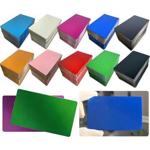 Cartes vierges en aluminium pour remplacer le papier par des cartes durables