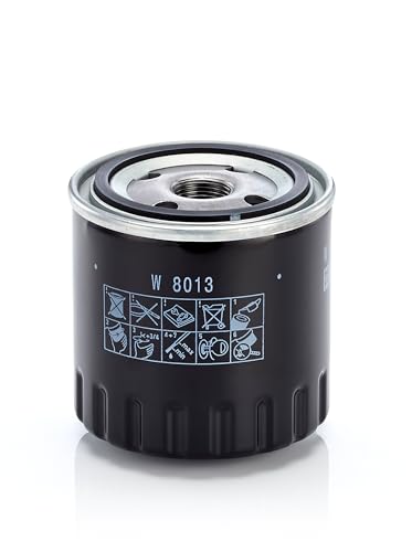 MANN-FILTER W 8013 Filtro de aceite - para Automóviles + Vehículos de transporte