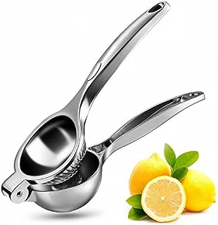 wilbest Manual Lemon Squeezer Heavy Duty, Premium Metal Lemon Orange Lime Citrus Press Juicer Hand Juicer, Engineered Hand Squeezer Easy to Use and Clean - Anti Corrosive and Dishwasher Safe