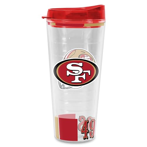 Image of Rico Industries NFL Football Double Wall Classic 16oz Or 20oz Tritan Tumbler W Lid