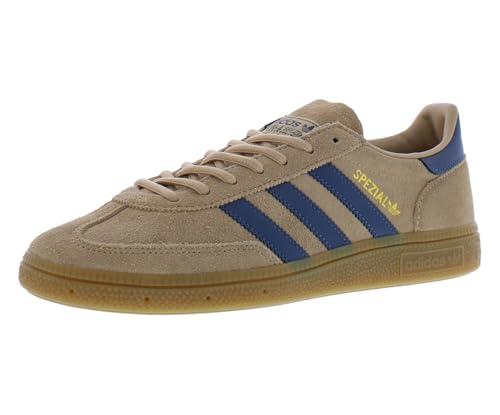 Image of adidas WARSAN /PRLOIN /Goldmt Men's Handball Spezial Warm sandstonePreloved Ink /Gold met. 13 US, Wide