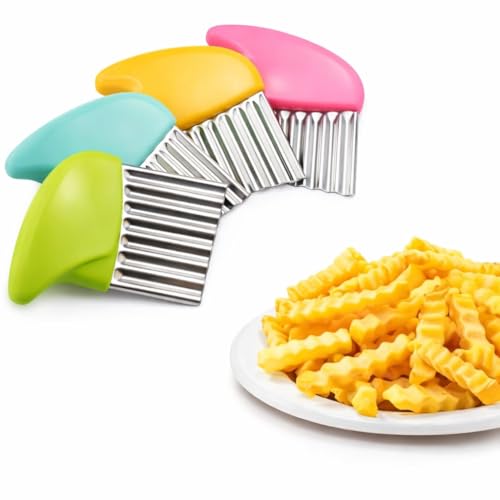 Cortador Fatiador de Batata Chips Ondulada e Salada legumes para Cozinha