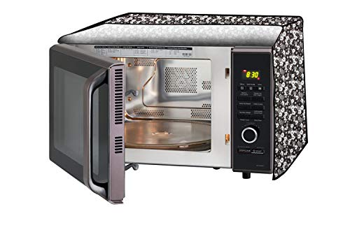 Image of Stylista Microwave Oven Cover for LG 20 L Solo MS2043DB Floral Pattern Multicolor