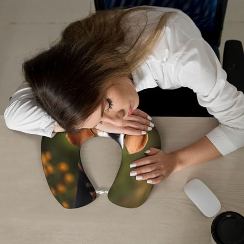 Almohada de poliéster para cuello y hombros negra miniatura 7