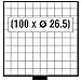 Produktbild SAFE MÜNZBOXEN BEBA - MB6110 - 100 x 26,5 MM FÄCHER - für Münzen bis 26,5 mm und Münzkapseln bis Caps 20 mm - Ideal für 1, 2, 5, 10, 20 Cent 1 & 2 EURO & 1 - 50 Pf 1 DM