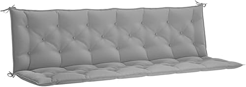 Miniatura 26 de vidaXL Cojines de banco para interiores y exteriores, 2 piezas, cojines de sofá biplaza para patio, cojines de asiento de columpio de porche,