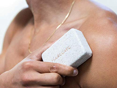 image for MARLOWE. No. 102 Men's Body Scrub Soap 7 oz | Warm Santal Scent | Best