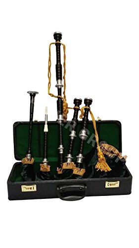 Great Highland Dudelsack, Rosenholz, silberfarben