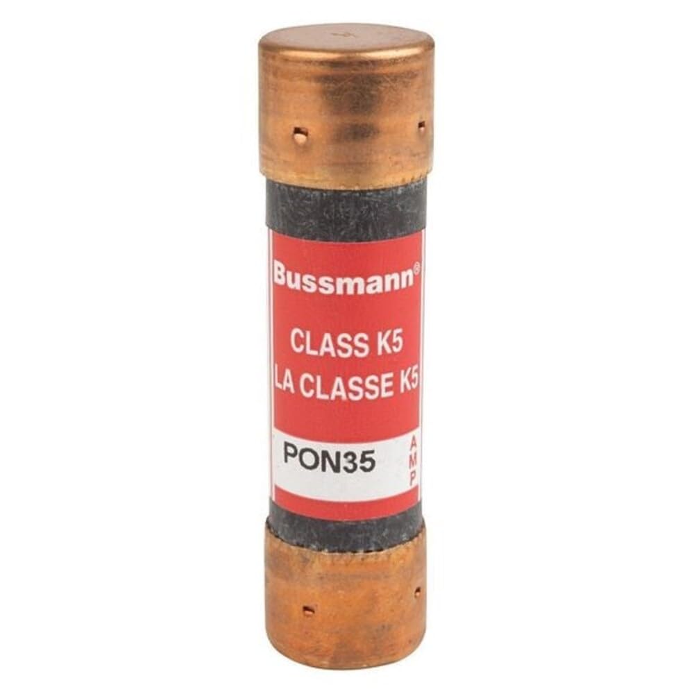 Cartouche fusible PON35 Bussmann 35A type P pour coupe-circuit domestique