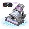 Bed Vacuum CleanerUV Mattress Vacuum Cleaner with 16Kpa Suction and High Heating500W Powerful Double Cup Handheld Vacuums with Smart Dust SensorLow NoiseSuitable for Dust Pet Hair
