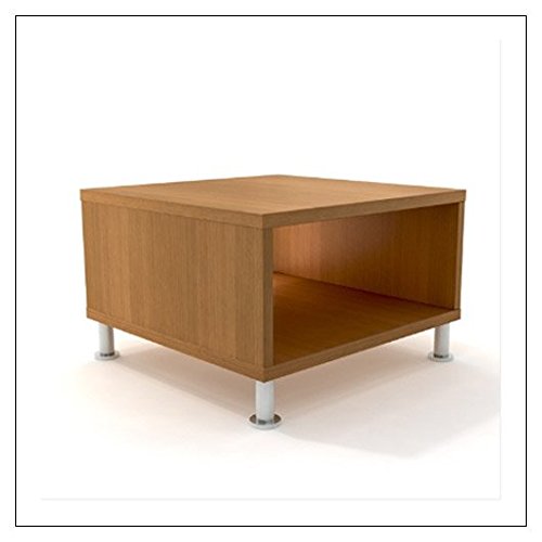 Steelcase Turnstone Jenny Coffee Table, Laminate = Warm Oak; Legs = Br Steelcase Turnstone Jenny Coffee Table, Laminate = Warm Oak; Legs = Br