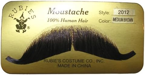 Miniatura 2 de Disfraz de bigote europeo de pelo facial, Multicolor -