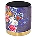 Deco Mex SH21SO2002 - Sgabello Floral Garden H.38, profondità 32 cm, colore: Blu
