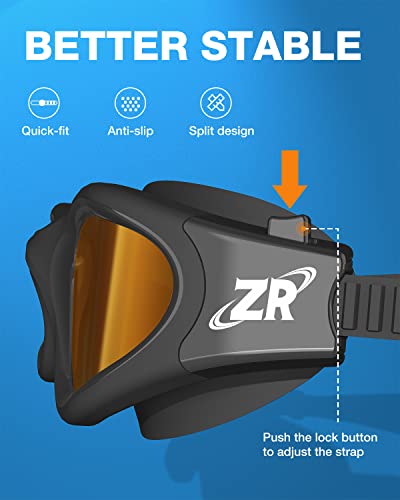 Image of ZIONOR Swim Goggles, Upgraded G1 Polarized Swimming Goggles Anti-Fog for Adult Men Women
