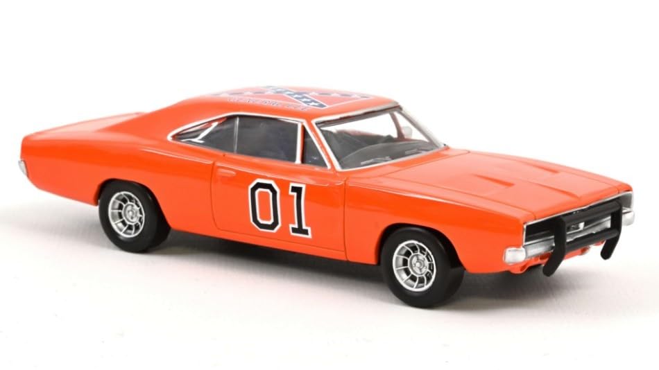 NOREV Miniature Dodge Charger 1969 Shérif Fais-Moi Peur en Métal Général Lee Voiture de Collection /43