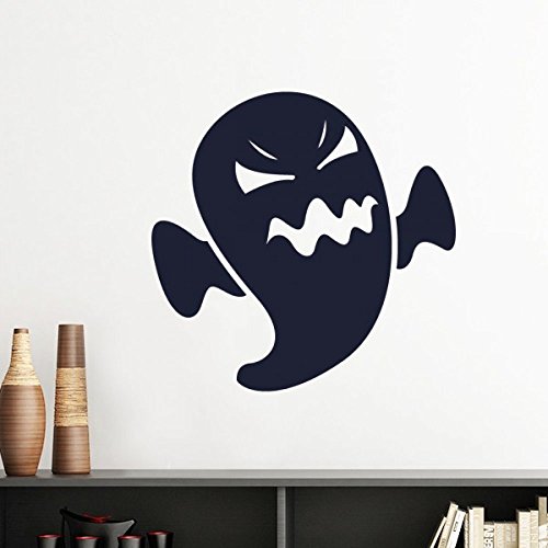 Fantômes Halloween Silhouette Amovible Vert Clair Papier Peint DIY - 2