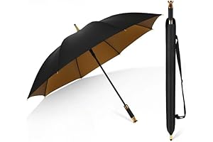 Luxury Windproof Auto Open Carbon Fiber UV Umbrella