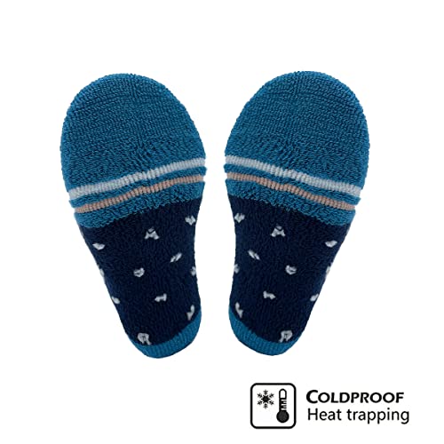 HIGHCAMP Meias infantis de esqui, neve, 2 pares para snowboard, patinação, esqui, meninos e meninas,