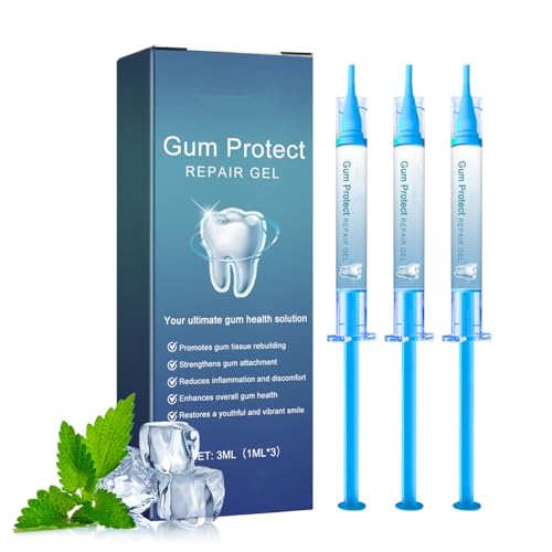 3PCS Gum Repair for Adults - Mullend Gum Repair Gel Mullend Teeth Repair Gel Deep Cleaning Oral Care Gels for Fresh Breath & Teeths Whitening Gels - Daily Care Teeths for Women Men