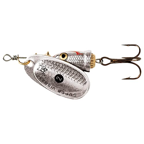 Blue Fox Classic Vibrax 03 Wildeye Tackle, Silver Shiner, 1/4 (60-30-800IC)