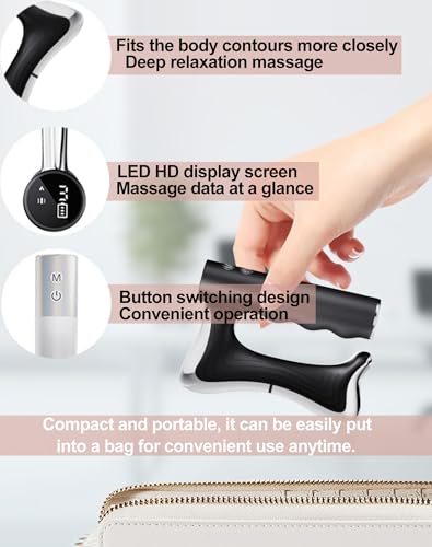 Image of Glwria Fascia Massager,4 in 1 Fascia Tool Full-Body Sculpting Blade,Sculptor Full Body Contour Device,Electric Fascia Knife Vibration Body Massager For Foot,Face,Neck,Back,Arms,Legs,Waist Relief Pain