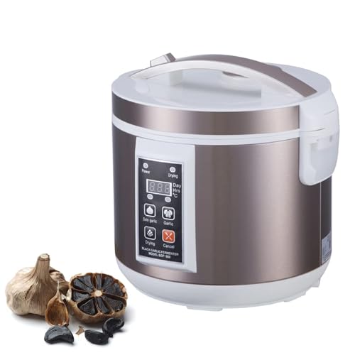 TechTongda 6L Black Garlic Fermenter Garlic Ferment Box Black Garlic Maker Pot with Thickened Stainless Steel Garlic Grid (Item#024070)