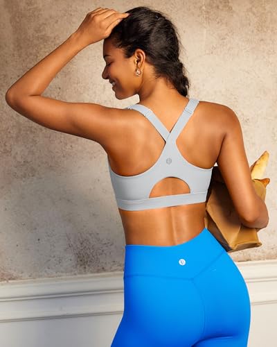Image of RUNNING GIRL High Impact Sports Bras for Women, High Support Running Adjustable Workout Sports Bras with Sewn in Pads
