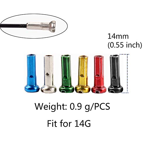 Juland OTD-JUL-032 72 Pcs Spoke Nipples Bike Spoke Nipples End Tips Nipples End Caps Wheel Spoke Nipples Decor thumb #1