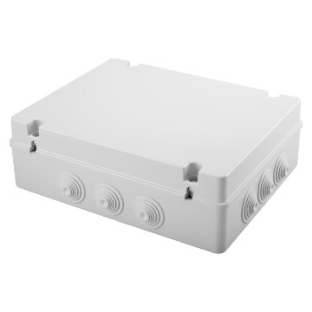 Boîte de dérivation IP55 380x300x120 mm, grand boîtier étanche contre les pannes de câblage