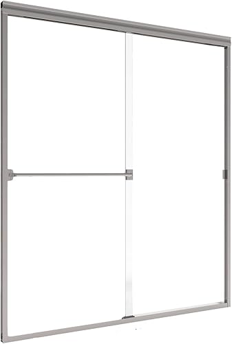 Miniatura 16 de Basco A0053-48OBSV puerta corrediza de regadera sin marco, con apertura de 44 a 47 pulgadas y 70 pulgadas de altura, con vidrio oscuro de 3/16