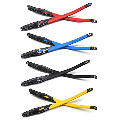 Patas de goma Oakley Crosslink Sweep Switch repuestos gafas marco negro amarillo